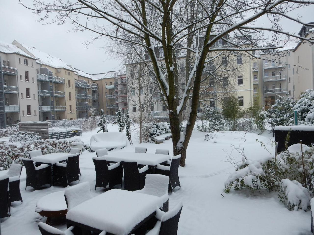 Auenwald Hotel Und Apartmenthaus Leipzig Eksteriør billede